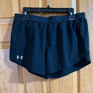 Womans Under Armour athletic shorts size large